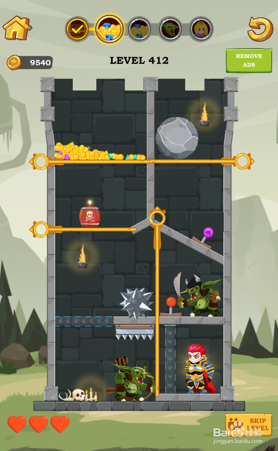 Super Hero Rescue的Level 412如何通过