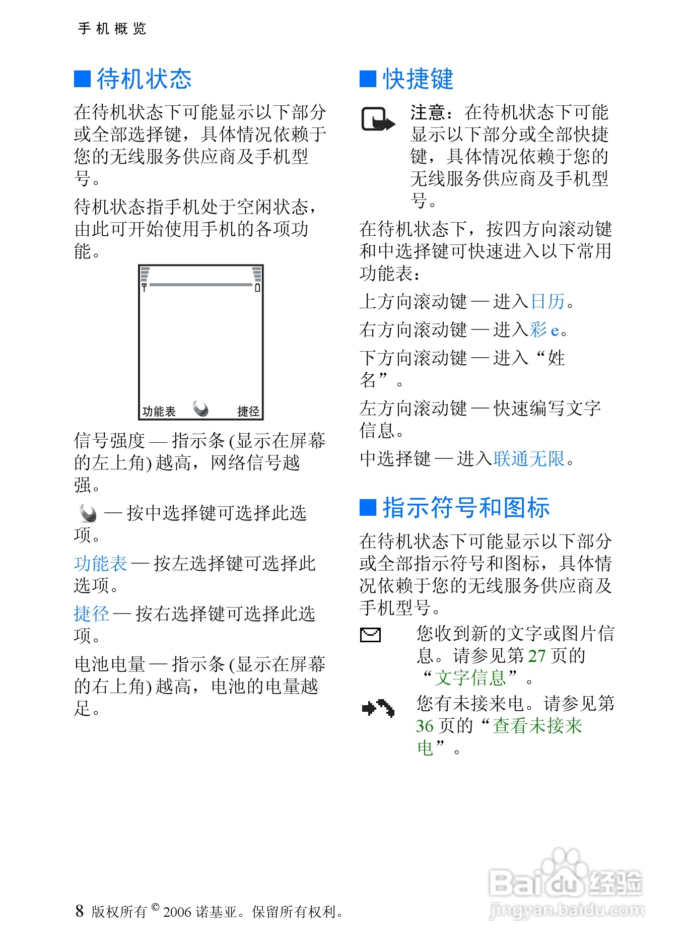 诺基亚6066手机使用说明书:[1]