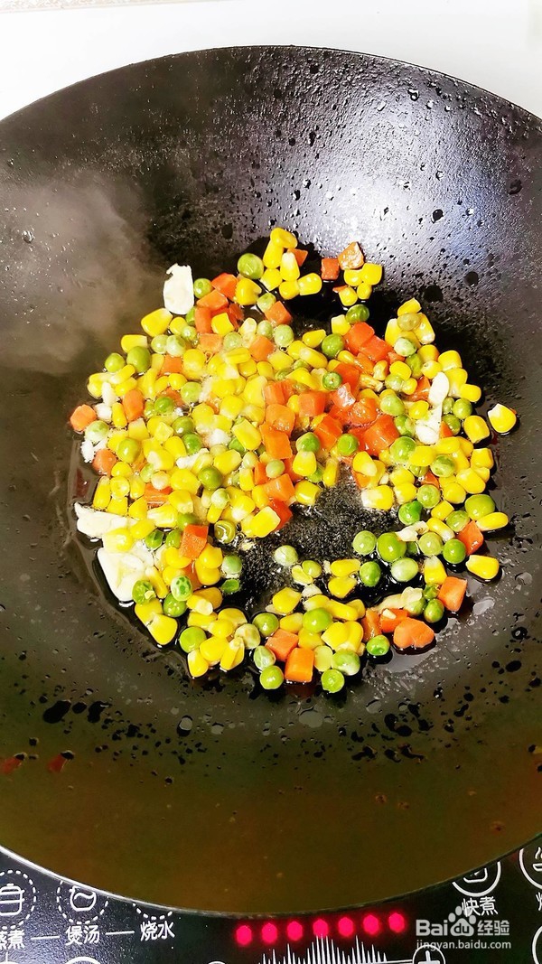 火腿炒饭的做法