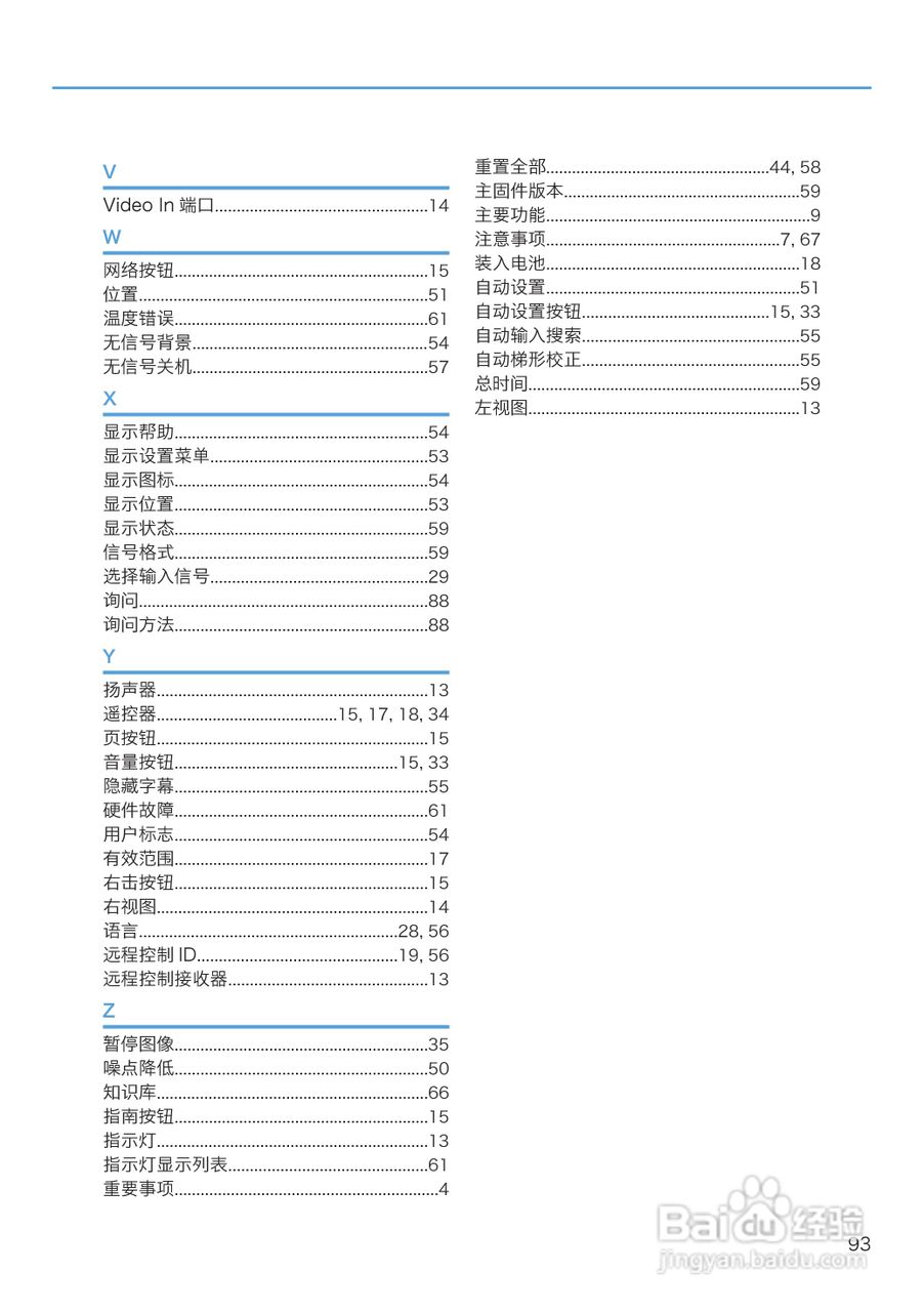 理光PJ WX4130投影机说明书:[10]