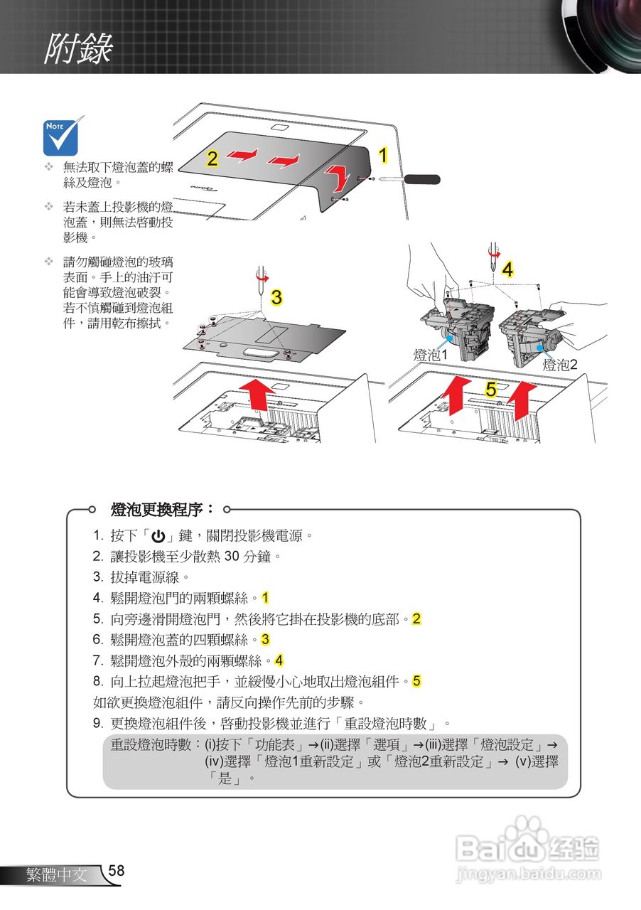 奥图码EH7500投影机使用说明书:[6]