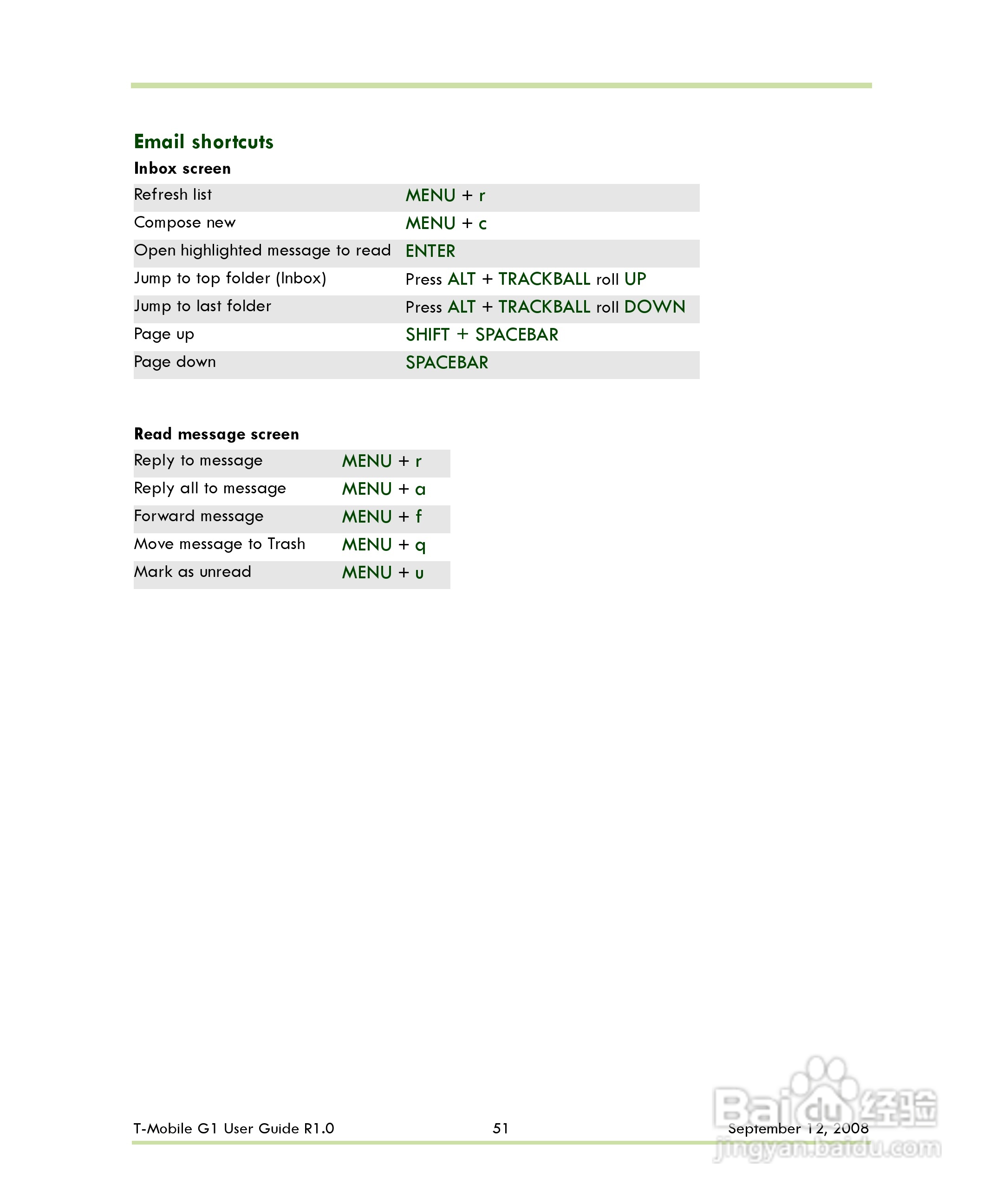 HTC T-Mobile G1手机说明书:[6]