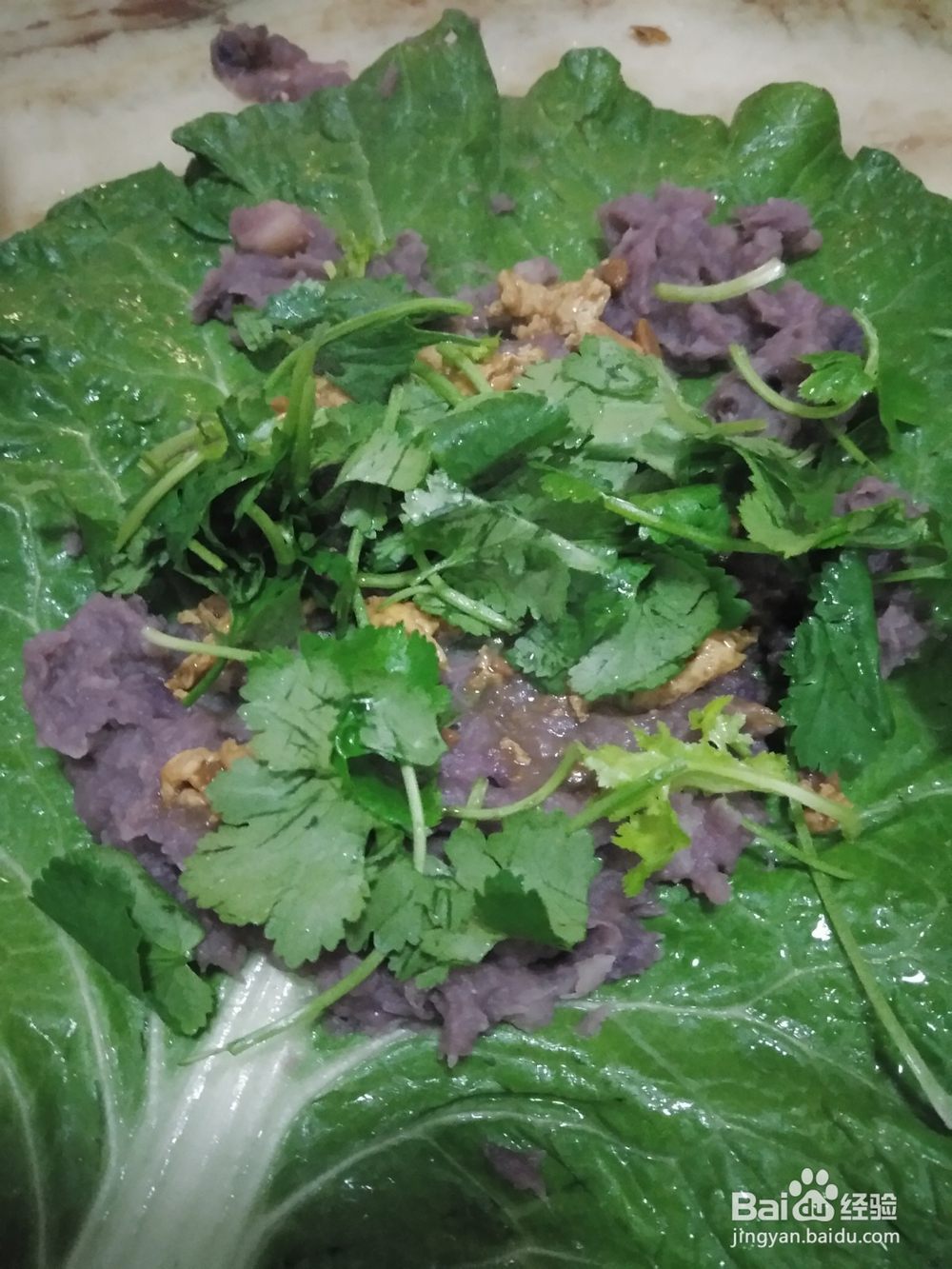 紫薯土豆泥大饭包