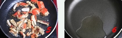 美味梭子蟹炒年糕的做法