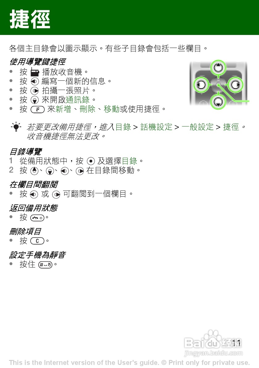 索尼爱立信R306手机使用说明书:[2]