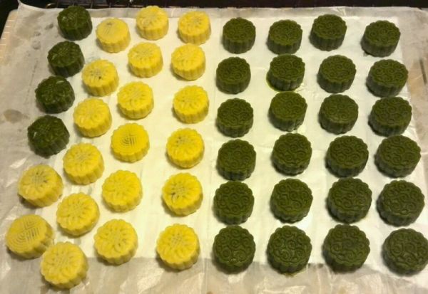 抹茶桂花栗子酥