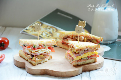 美式小酒馆三明治