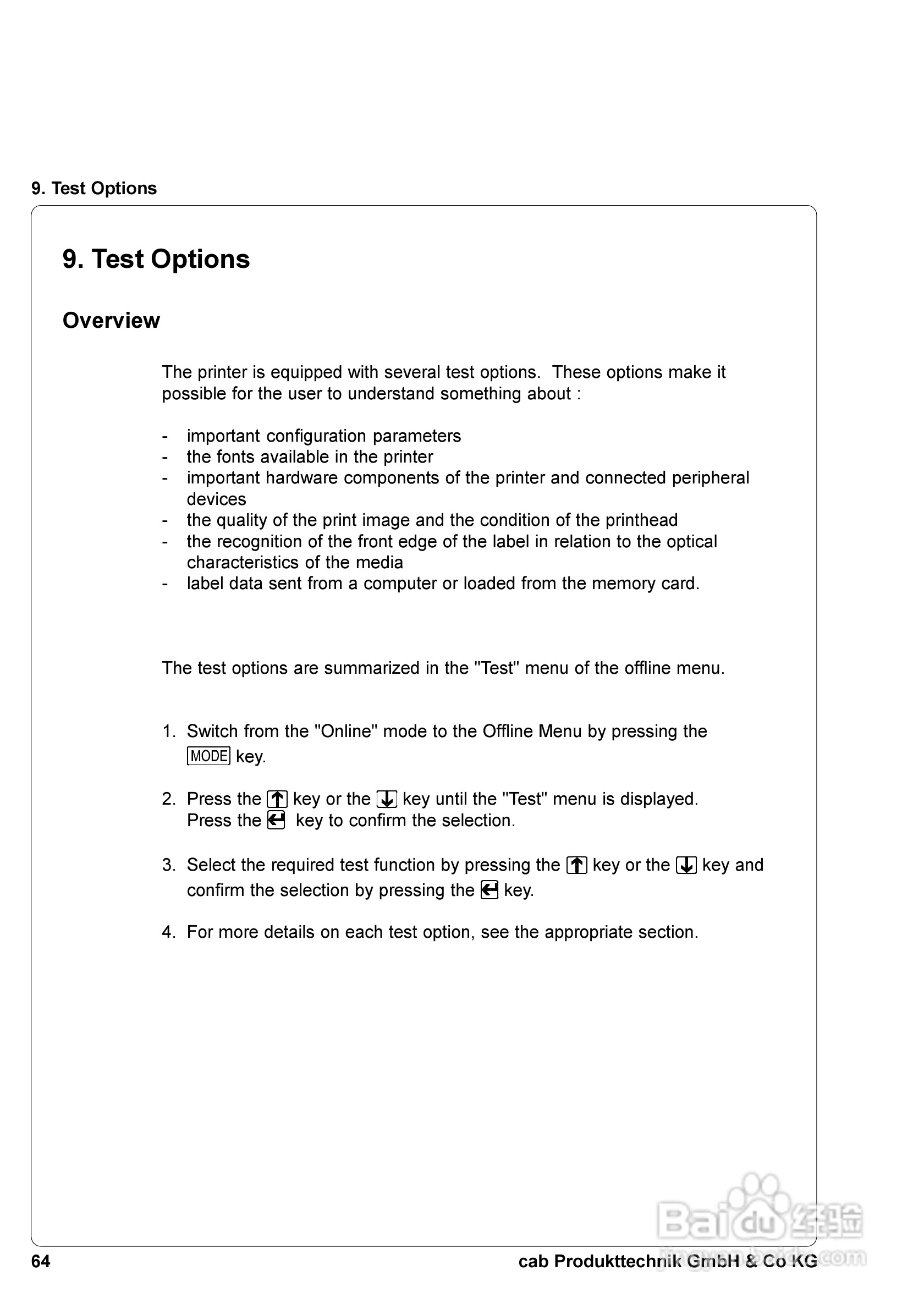 cab A8300打印机使用说明书:[7]