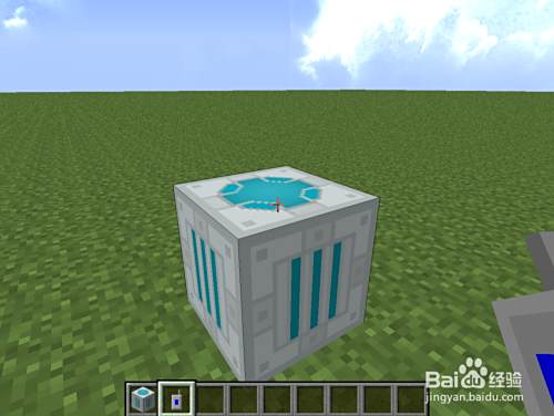 Minecraft如何制造和使用传送机 百度经验