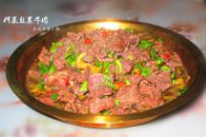 榨菜丝蒸牛肉