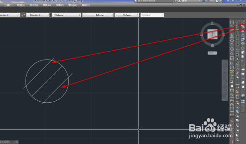 使用CAD绘制单极化全向吸顶天线