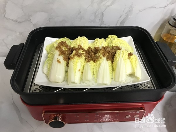 蒜蓉粉丝娃娃菜的具体做法