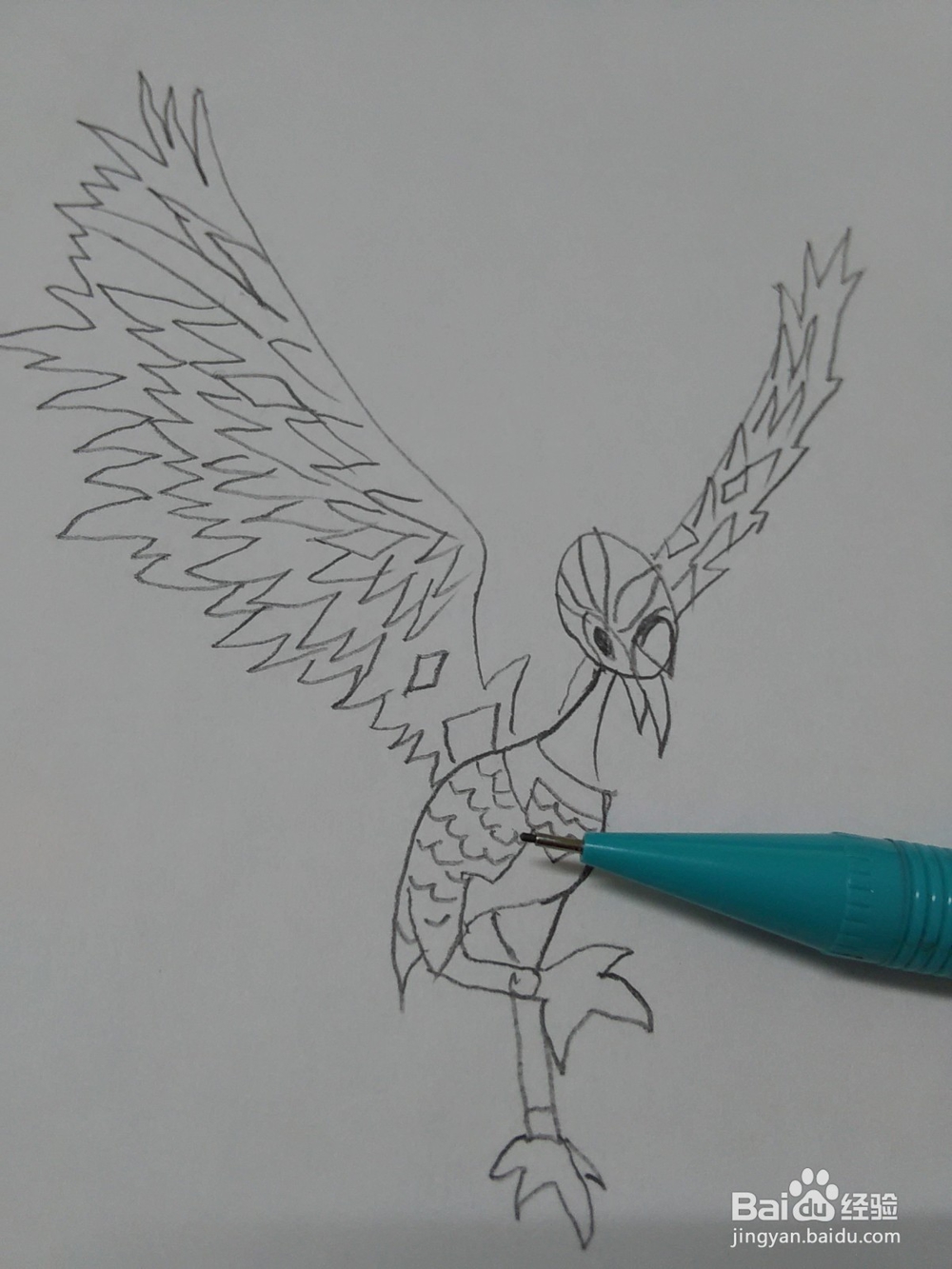 猪猪侠火焰鹤怎么画