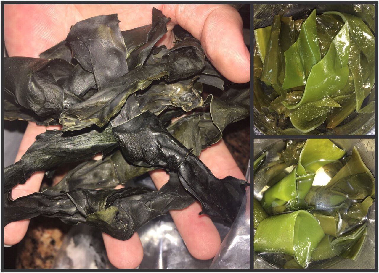 姥姥做的海带鸡肉汤真是人间美味！