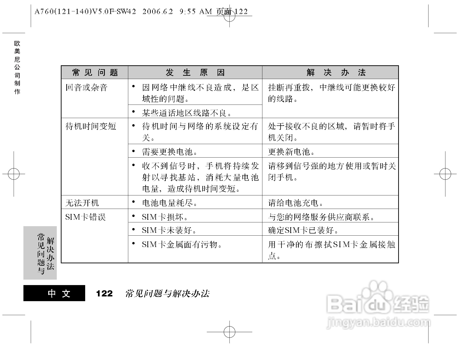 摩托罗拉A760手机使用说明书:[13]