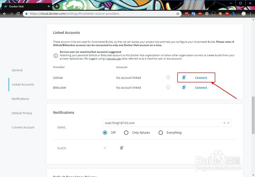dockerhub连接GitHub自动构建镜像