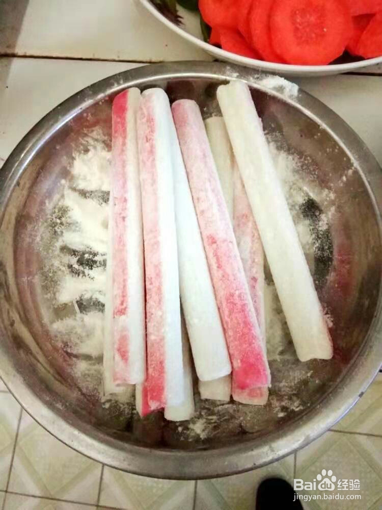 细腻美味的煎蟹