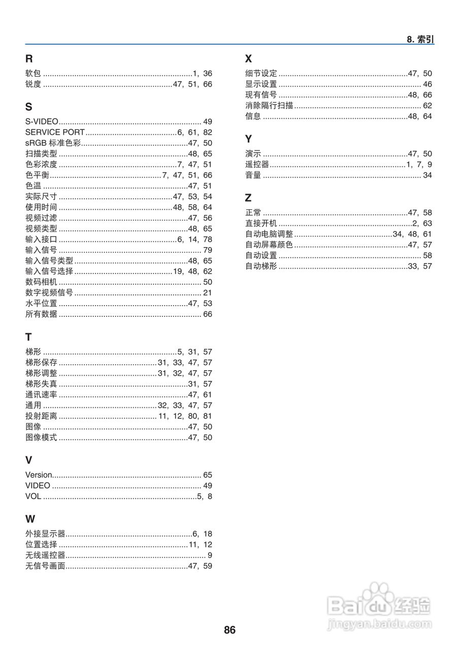 佳能LV-8300投影机使用说明书:[10]