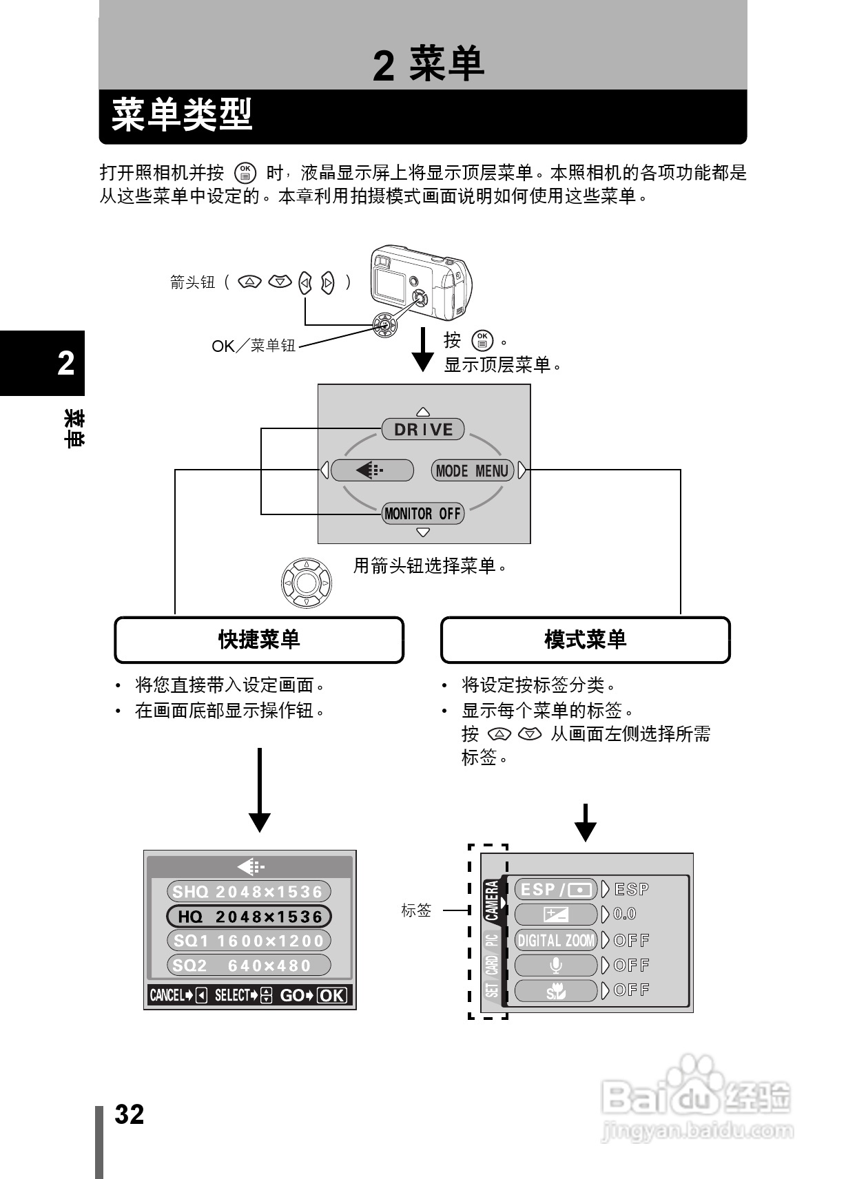 Olympus奥林巴斯C-350数码相机说明书:[4]