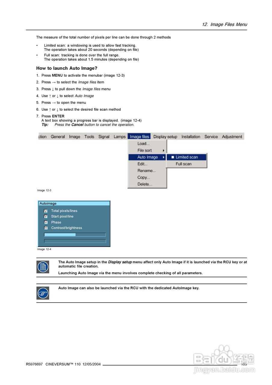 Barco巴可 Cine VERSUM 110投影机说明书:[11]