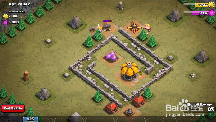 部落冲突单人关卡恶鼠谷攻略