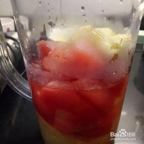 西红柿菠萝奶昔