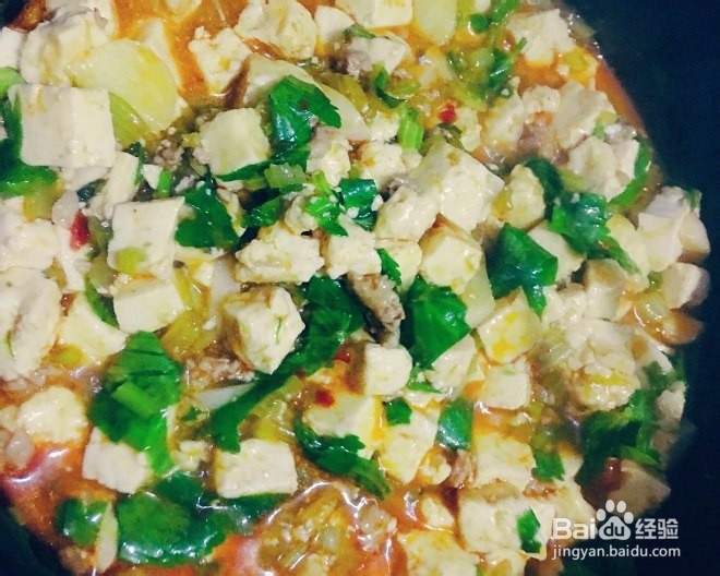 家常菜芹菜豆腐
