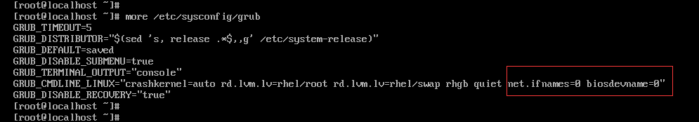 RedHat\Centos如何把网卡eno16777736改为eth0