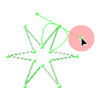 Flash CS6使用钢笔工具绘制花朵