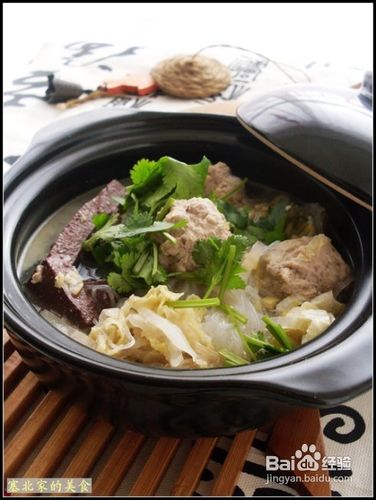 一道暖身滋补菜——酸菜羊肉丸子