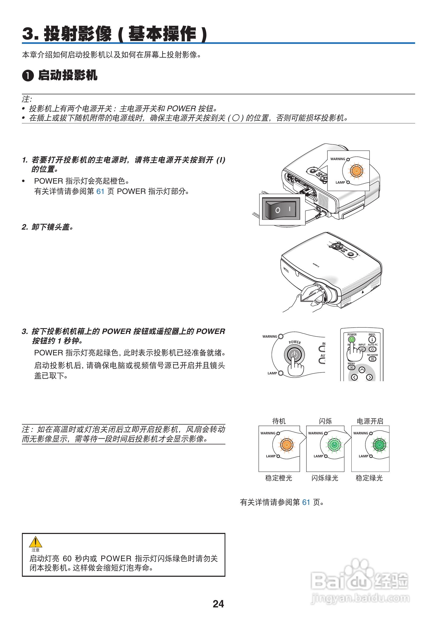 佳能LV-7265投影仪使用说明书:[4]