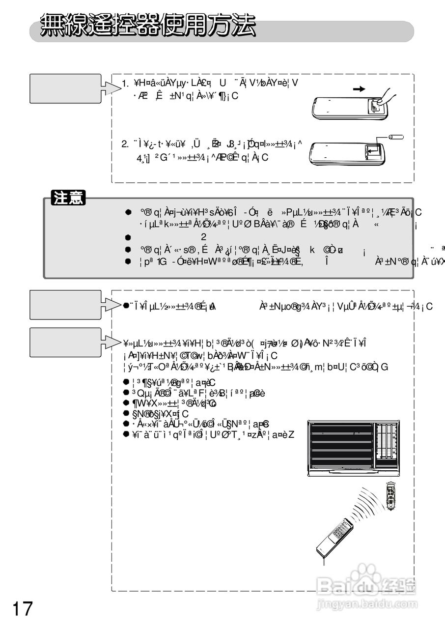 三洋SA-R715H型冷气机说明书:[2]