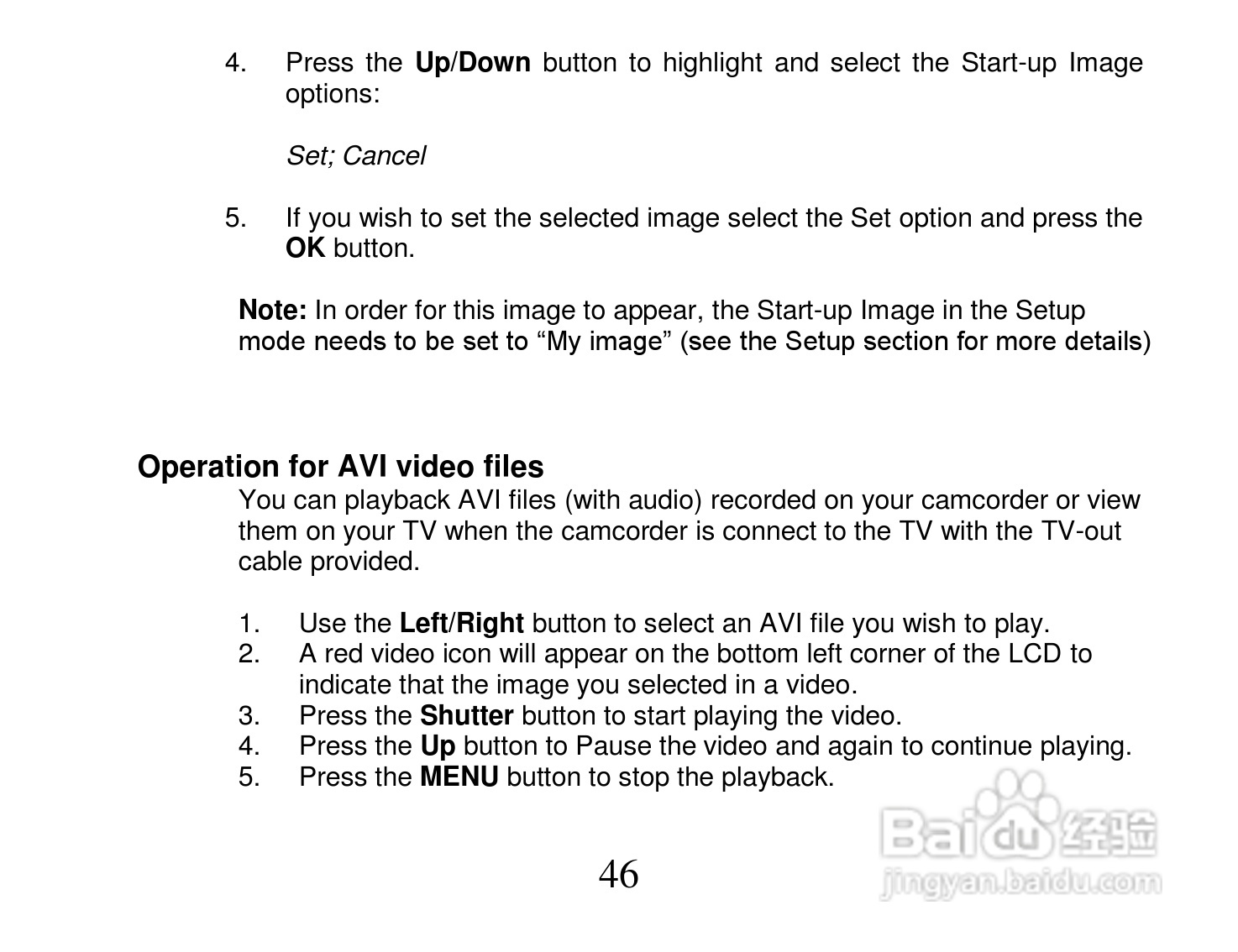 Vivitar DVR 518摄像机使用说明书:[5]
