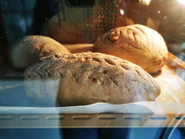 蔓越莓核桃红糖软欧