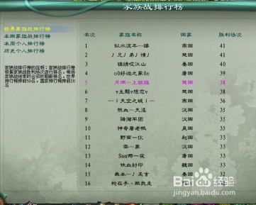 华夏征途家族攻略