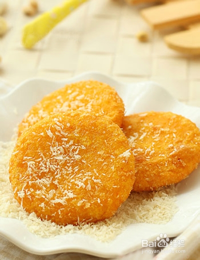 宝宝食谱健康美食早餐南瓜饼制作