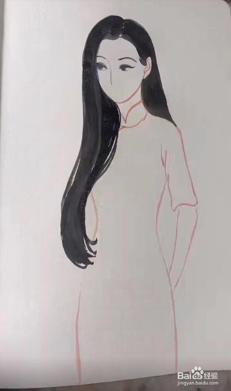 景甜的司藤怎么画