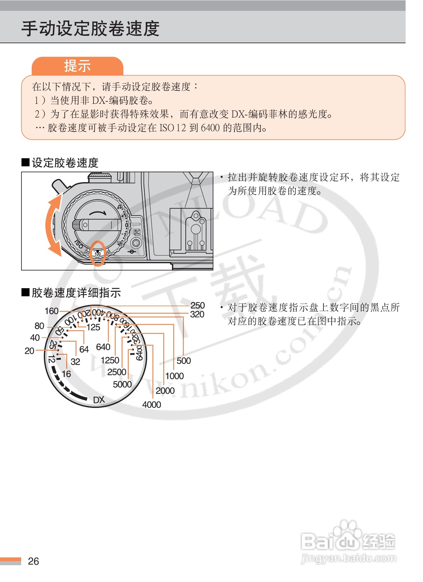 尼康FM3A数码相机使用说明书:[3]