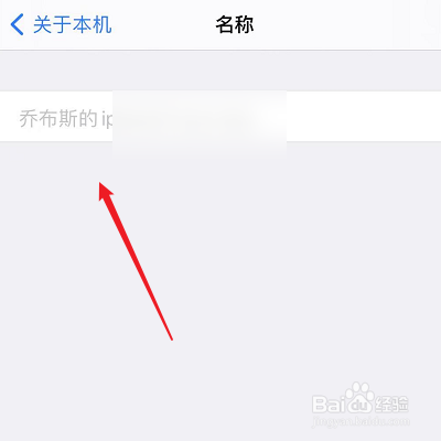 苹果手机怎么改名字