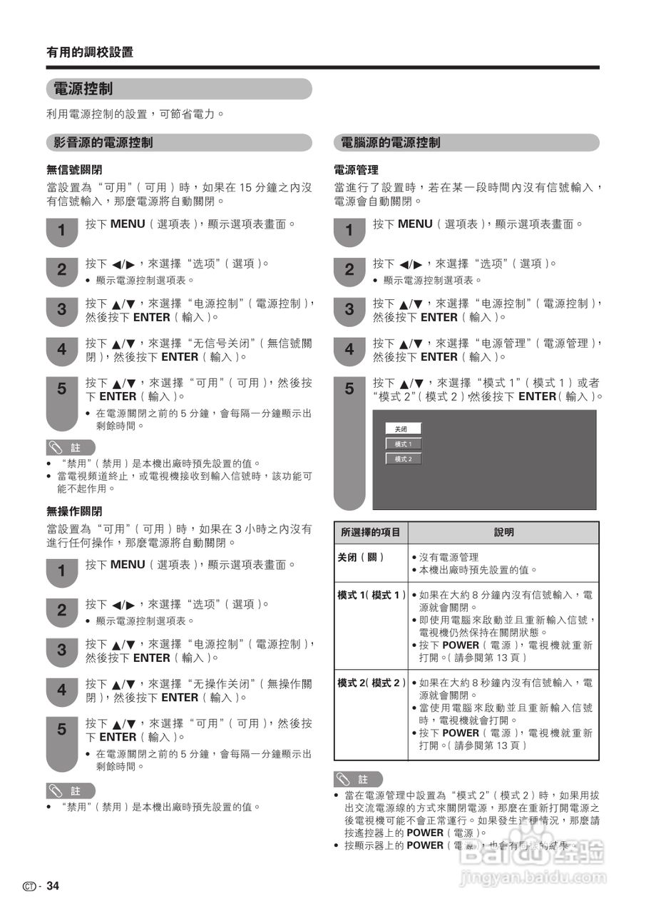 声宝LC-42BX5H型液晶电视机说明书:[4]