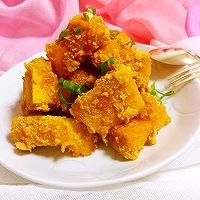 怎样制作冬日里暖暖的蛋黄焗南瓜