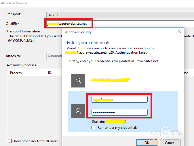 图解远程调试 Azure Web App