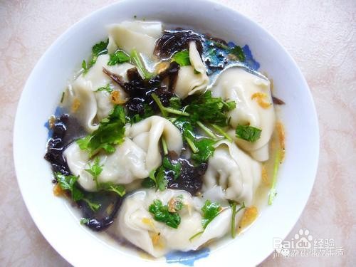 煮紫菜虾皮混沌