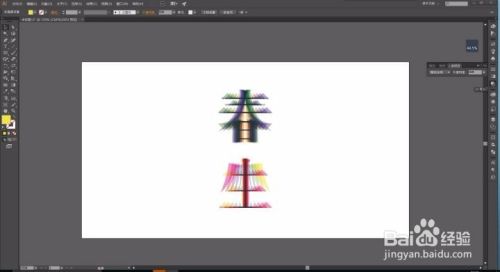教你用AI制作彩虹字海报