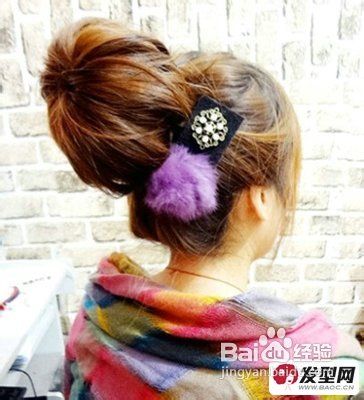 简单又个性十足的花苞头扎法图解