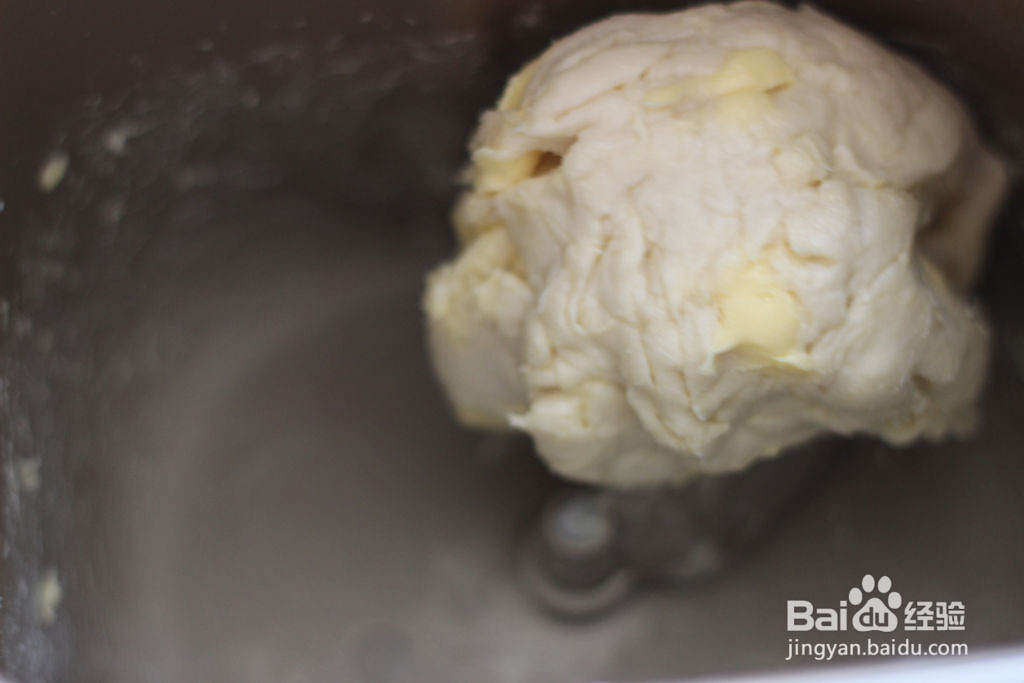 蜜豆椰蓉泡浆面包的做法