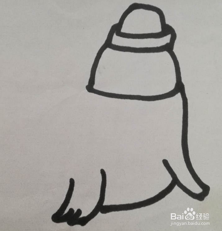 儿童简笔画 海豚的画法 海豚的简笔画