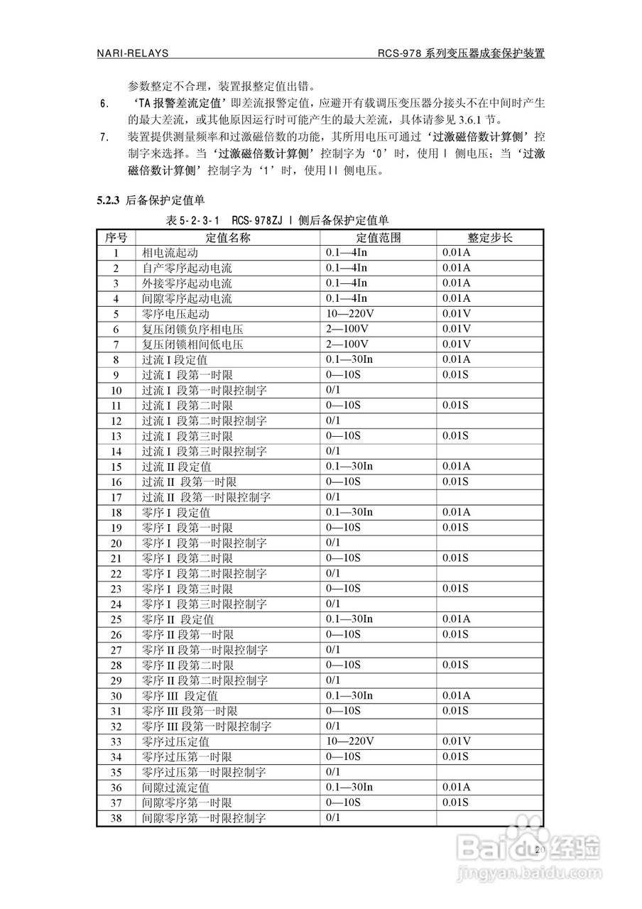 RCS-978ZJ系列220KV变压器保护装置说明书:[3]