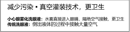 小心眼雾化洗眼液相比传统洗眼液有哪些优点?