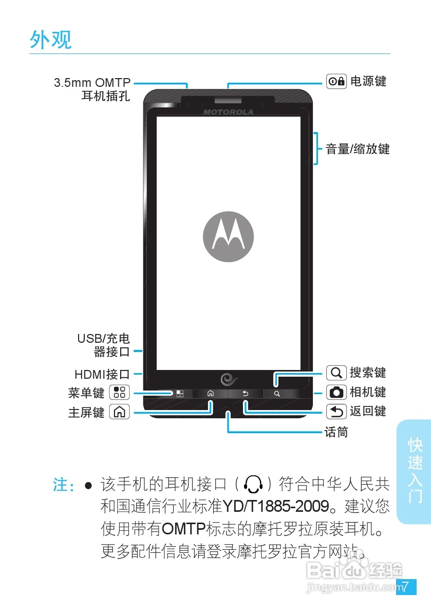 摩托罗拉手机Me811型使用说明书:[1]